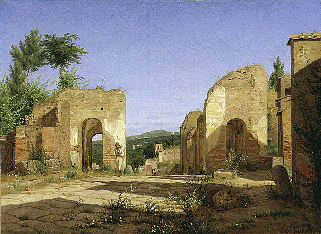 Via Sepulcralis in Pompeii